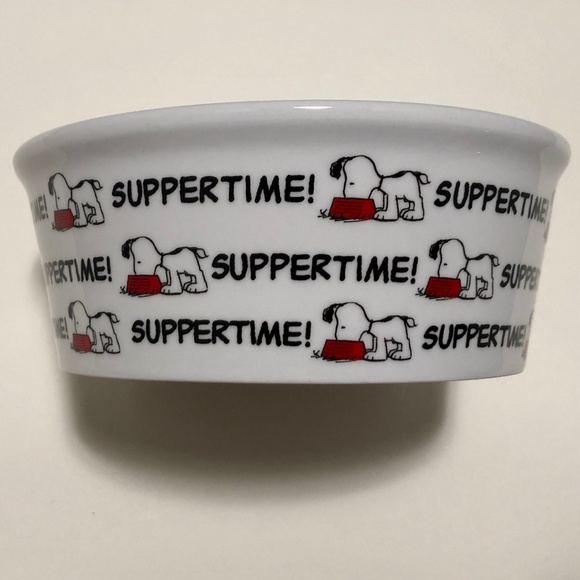 Peanuts Other - Pet Bowl Ceramic NEW Peanuts SNOOPY